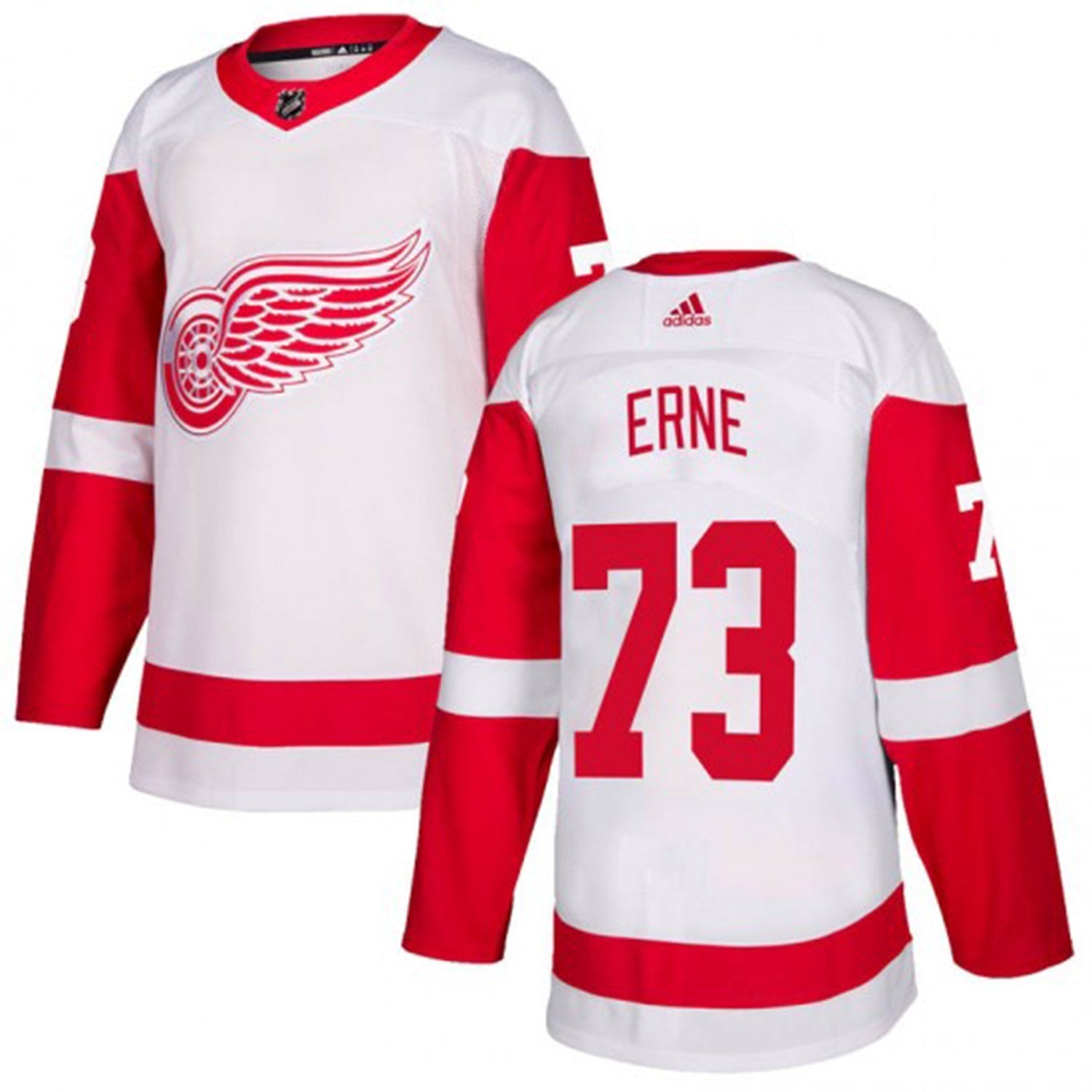 Adam Erne Detroit Red Wings 73 Jersey