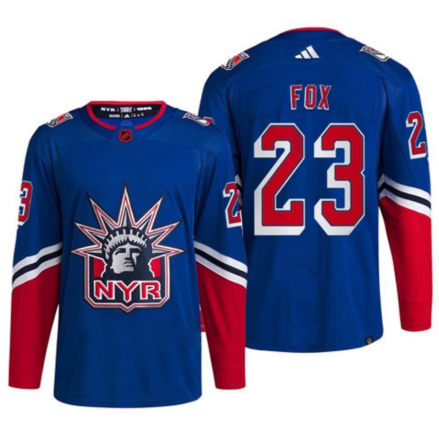 Adam Fox New York Rangers 23 Jersey