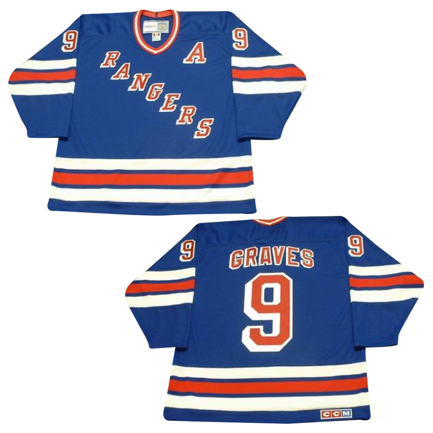 Adam Graves New York Rangers 9 Jersey
