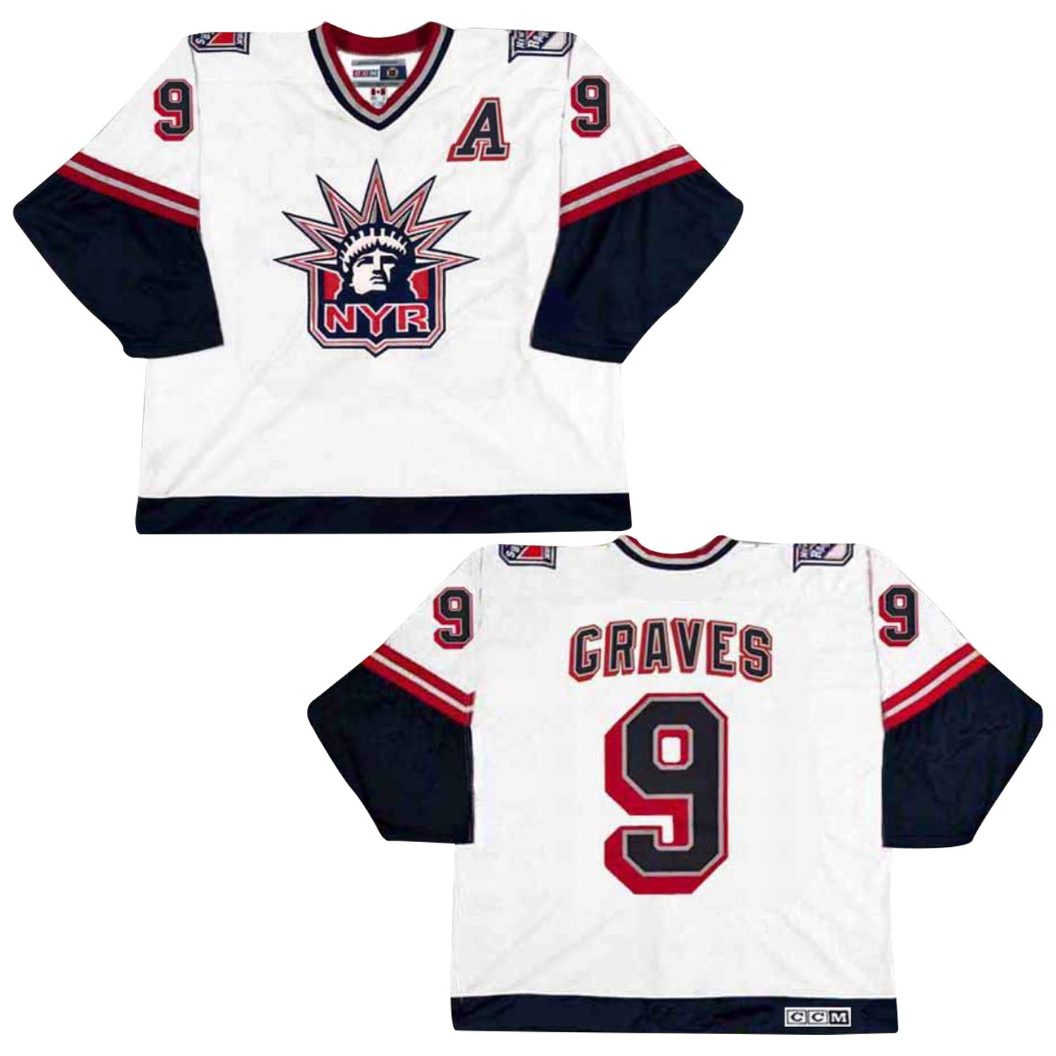 Adam Graves New York Rangers 9 Jersey