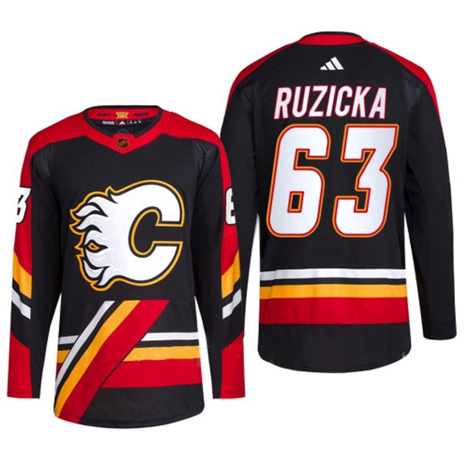 Adam Ruzicka Calgary Flames 63 Jersey