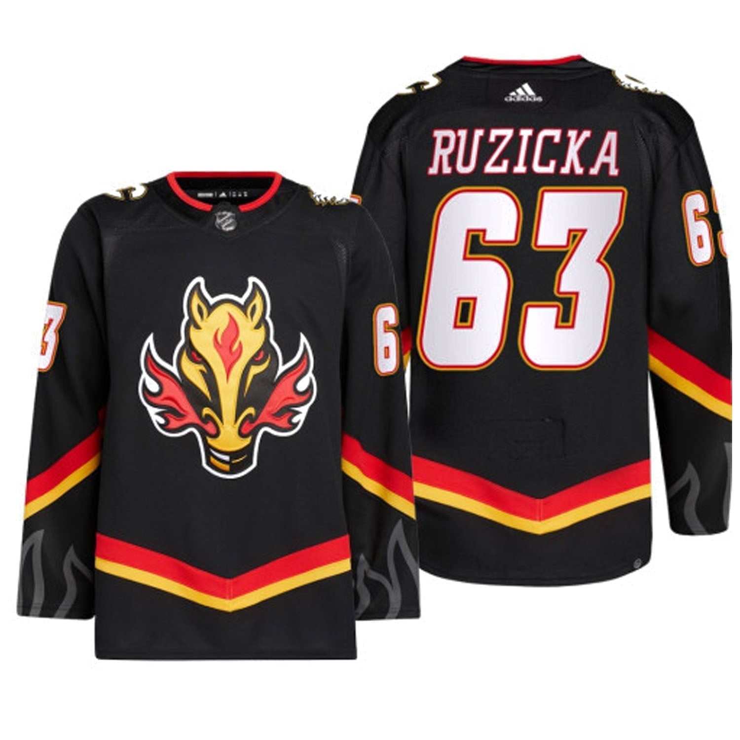 Adam Ruzicka Calgary Flames 63 Jersey