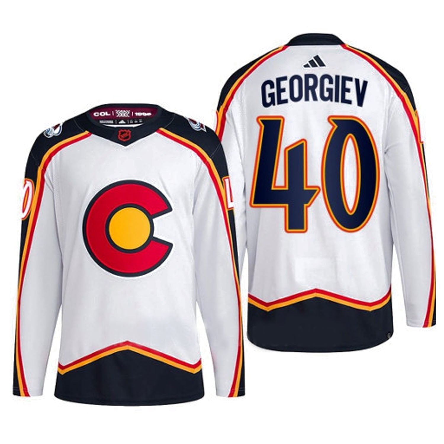 Alexandar Georgiev Colorado Avalanche 40 Jersey