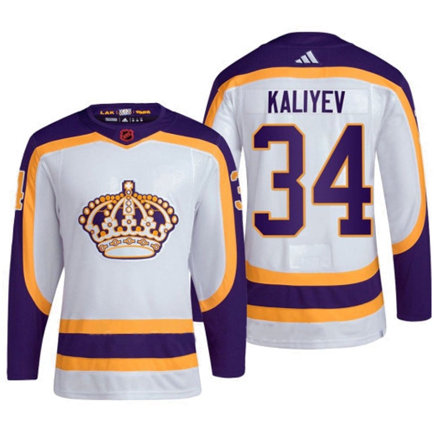 Arthur Kaliyev La Kings 34 Jersey