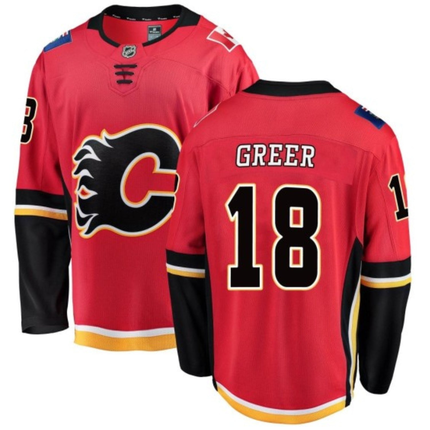 A.J Greer Calgary Flames 18 Jersey