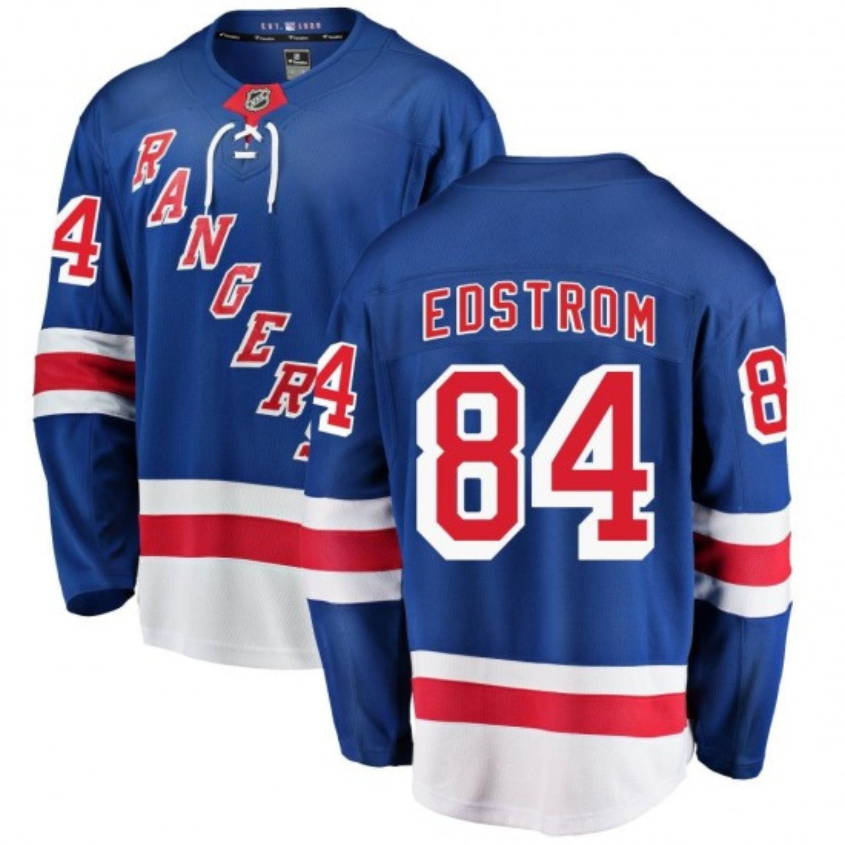 Adam Edstrom New York Rangers 84 Jersey
