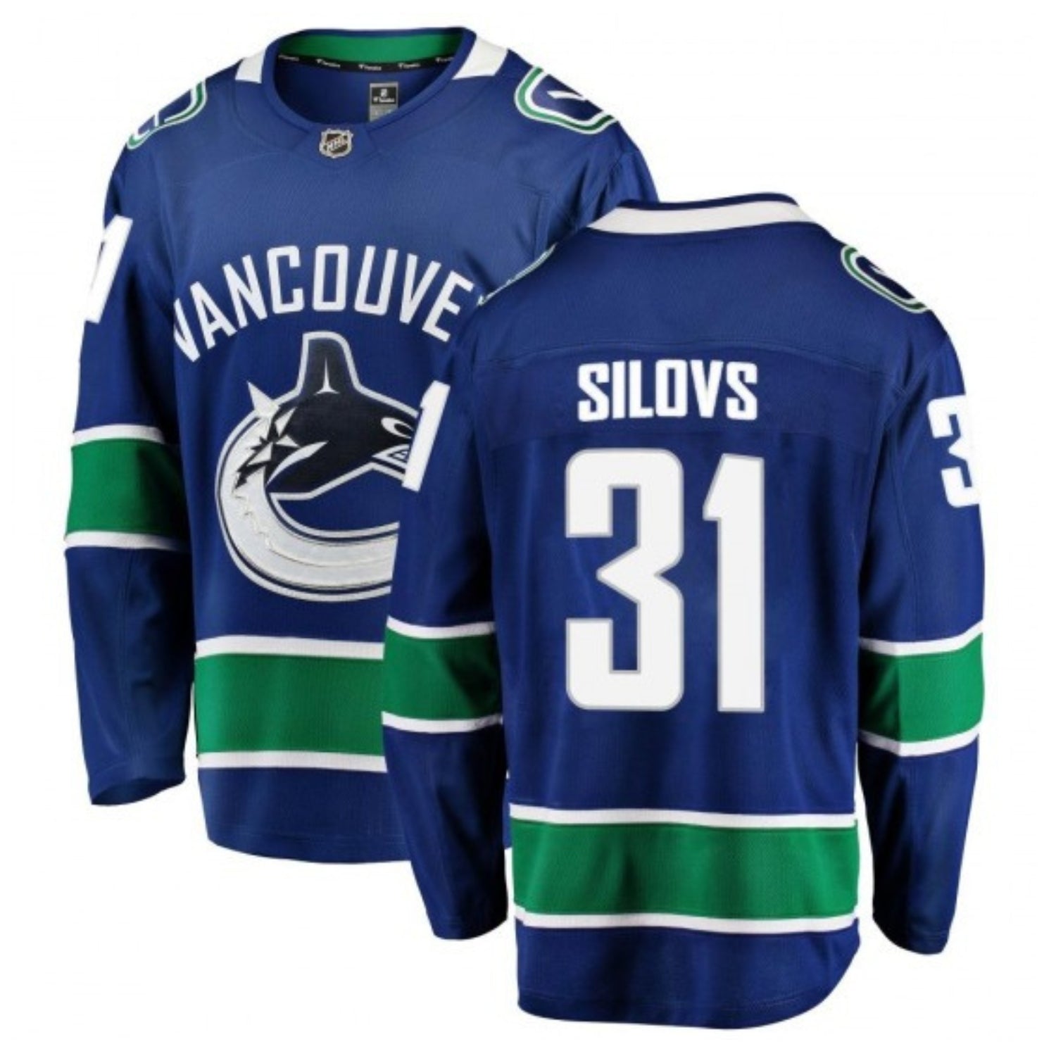 Arturs Silovs Vancouver Canucks 31 Jersey
