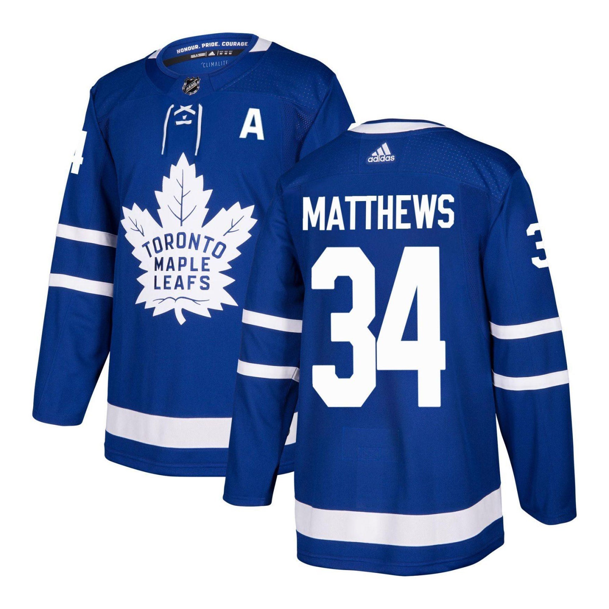 Auston Matthews Toronto Maple Leafs 34 Jersey