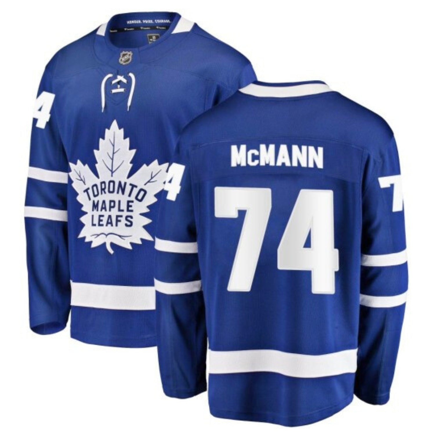 Bobby McMann Toronto Maple Leafs 74 Jersey