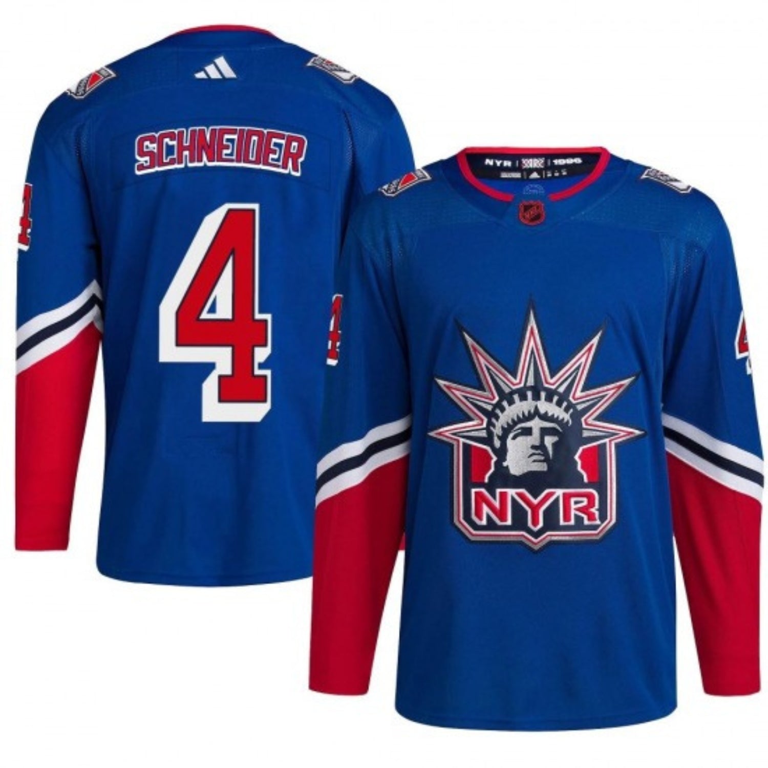 Braden Schneider New York Rangers 4 Jersey