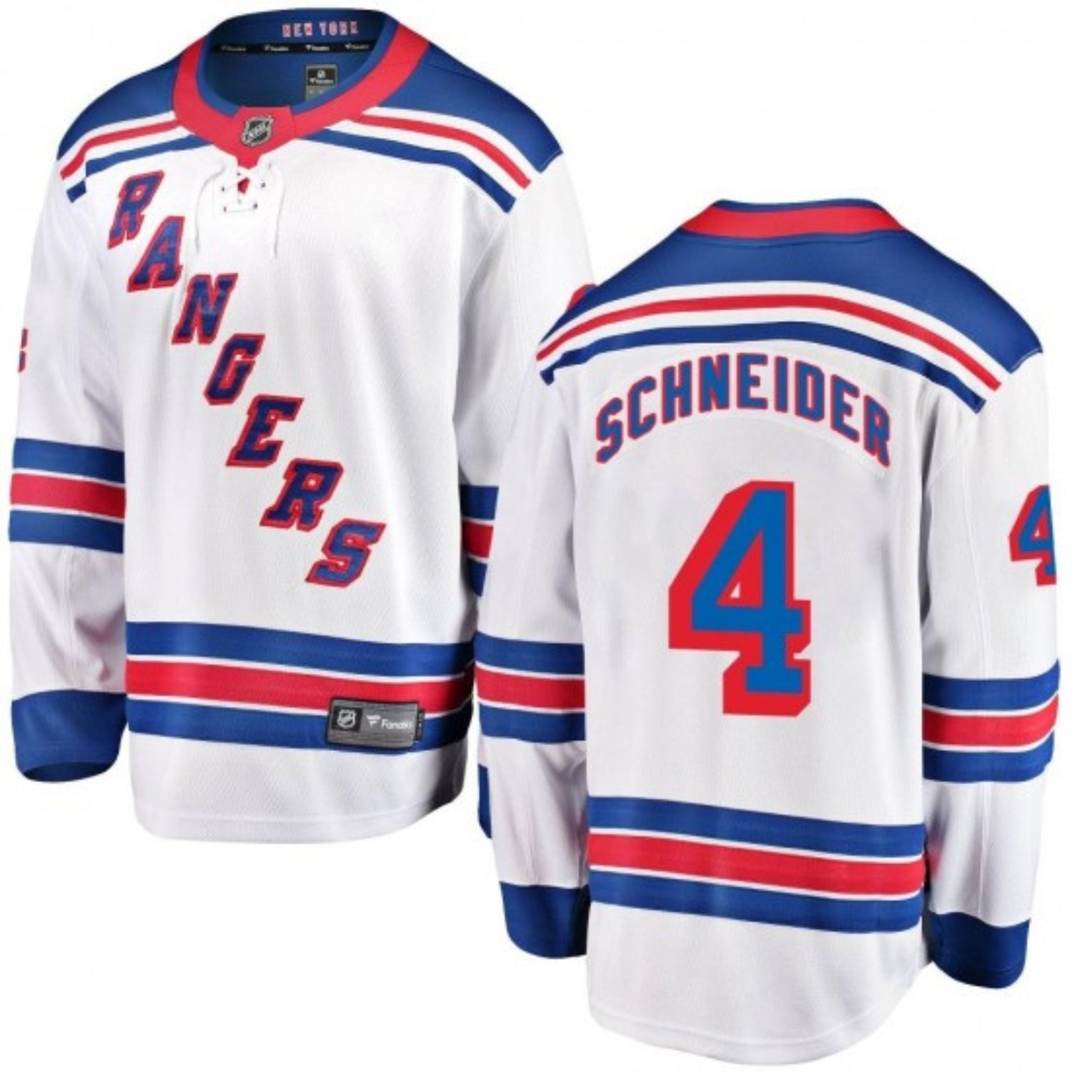 Braden Schneider New York Rangers 4 Jersey