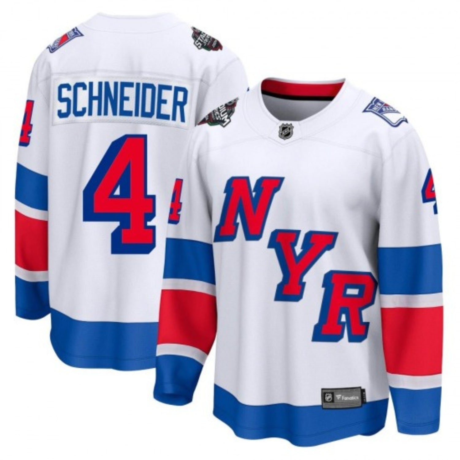 Braden Schneider New York Rangers 4 Jersey