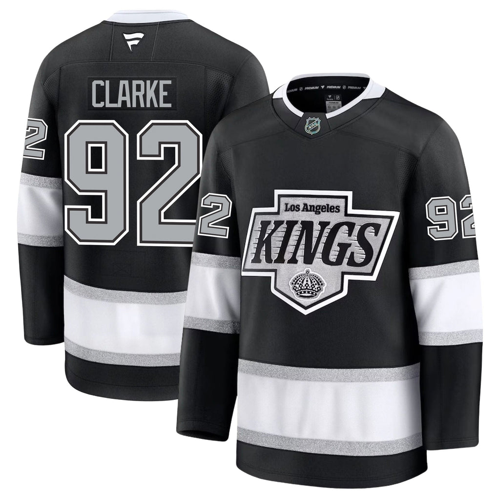Brandt Clarke Los Angeles Kings Fanatics Premium Home Jersey