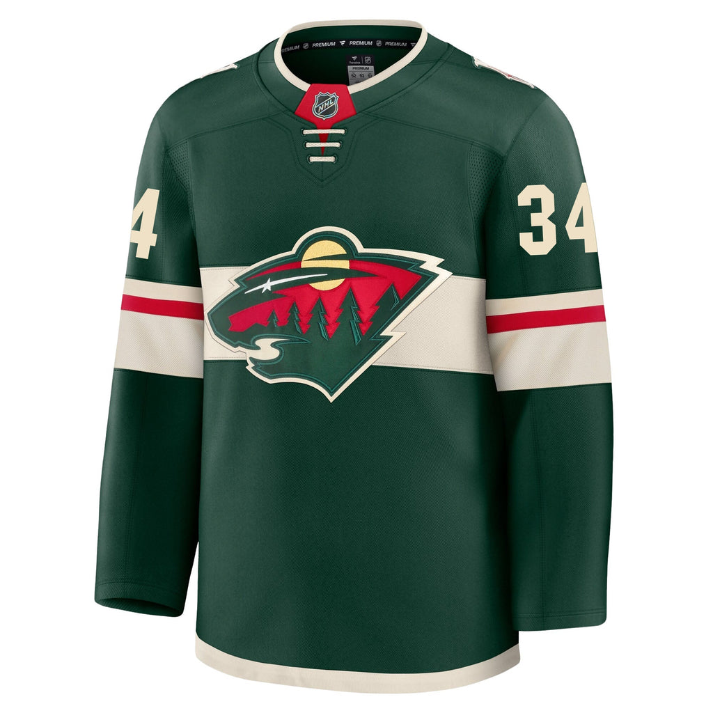 Cameron Crotty Minnesota Wild Fanatics Premium Home Jersey