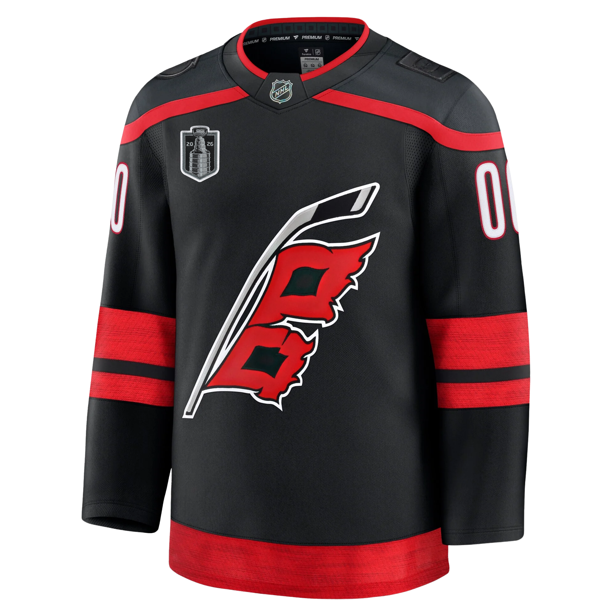 Customizable Carolina Hurricanes Fanatics Premium Official NHL Home Jersey With 2026 Stanley Cup Final Patch