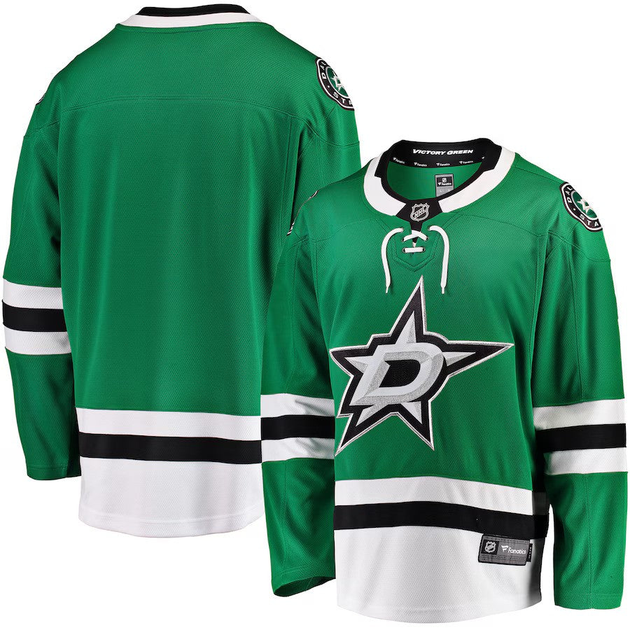 Dallas Stars NHL Fanatics Breakaway Home Jersey – Green (USA Stock)