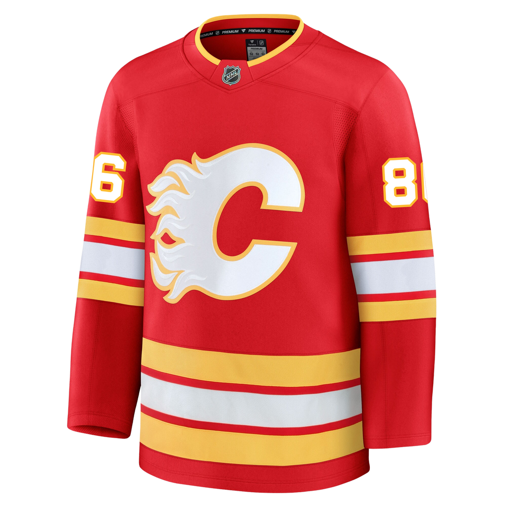 Joel Farabee Calgary Flames Fanatics Premium Home Jersey