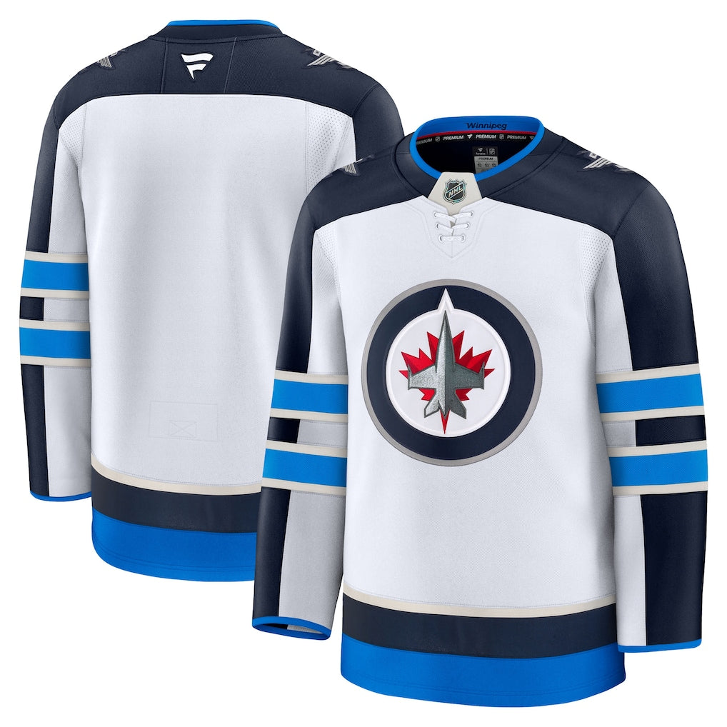 Winnipeg Jets NHL Fanatics Away Premium Jersey – White (USA Stock)