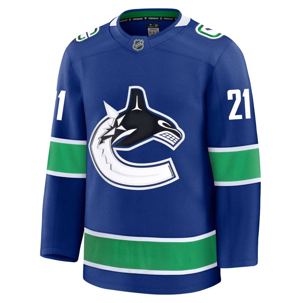 Nils Hoglander Vancouver Canucks Fanatics Premium Home Jersey