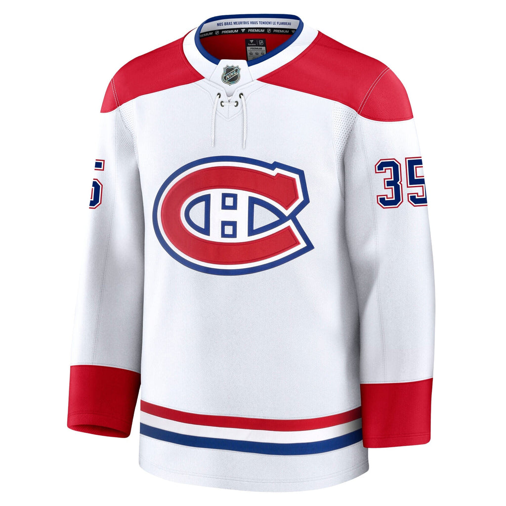 Sam Montembeault Montreal Canadiens Fanatics Premium Away Jersey