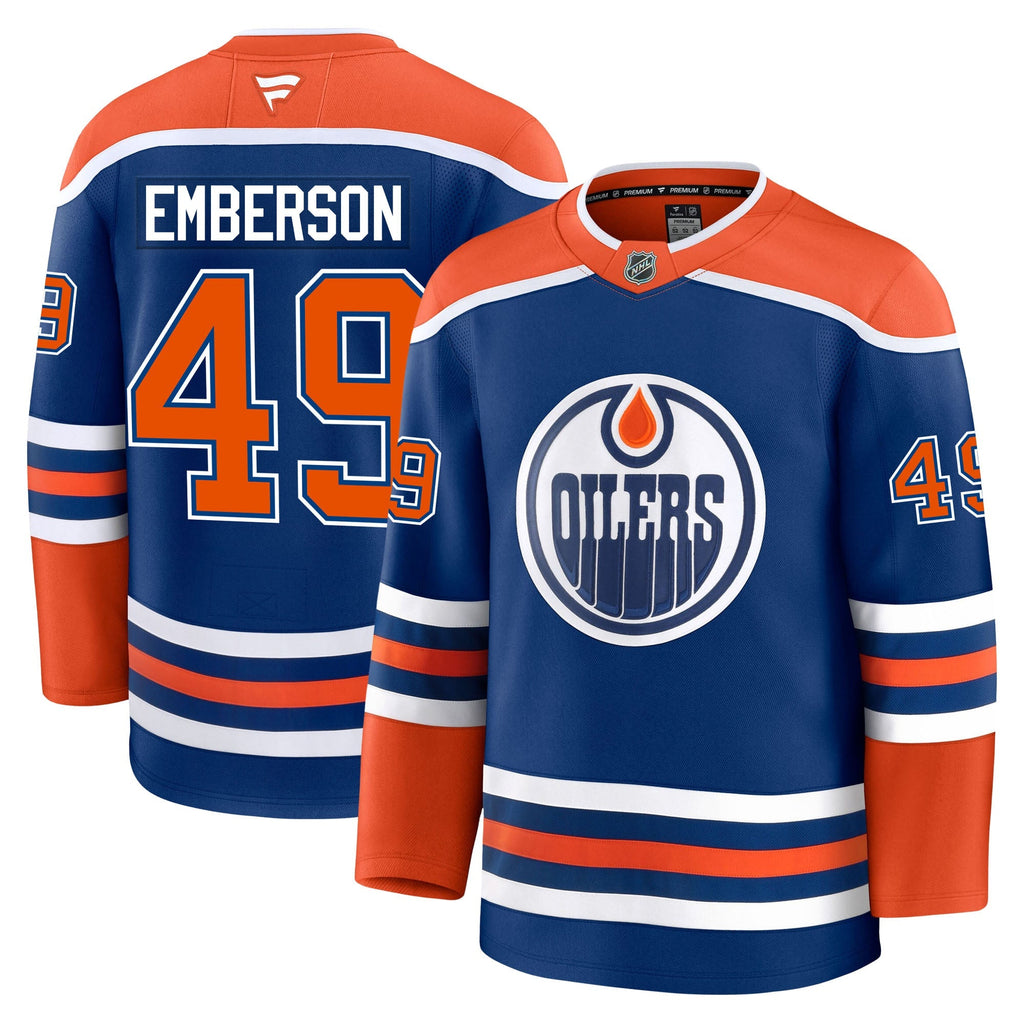Ty Emberson Edmonton Oilers Fanatics Premium Home Jersey